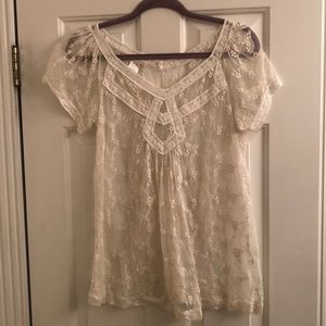 Sheer Lace Top